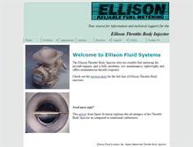 Tablet Screenshot of ellison-fluid-systems.com